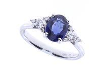 Anello Salvini Donna in Oro bianco Zaffiro 20079658 - 20079658